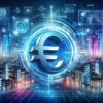 Imagen del euro digital que planea el BCE para controlar el mercado de pagos europeo frente a bitcoin y stablecoins.