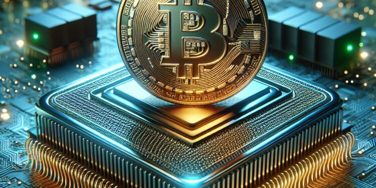 Bitdeer podría lanzar en el futuro el chip de mayor eficiencia operativa para la minería de Bitcoin. Fuente: Microsoft Image Creator.