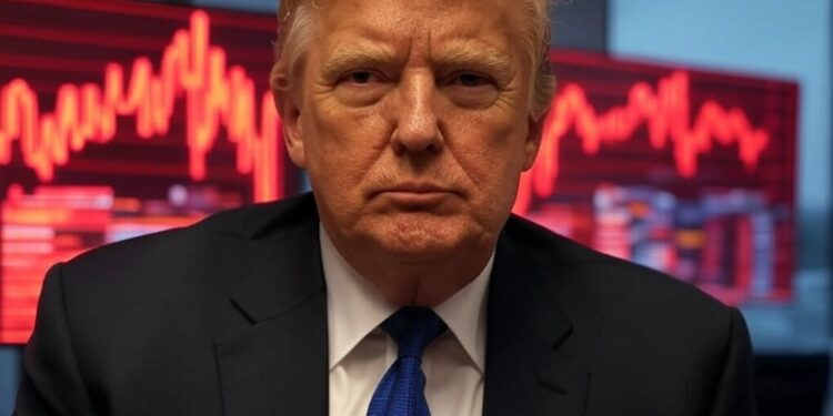Las políticas económicas de Trump están afectando a los mercados financieros. Fuente: Grok.