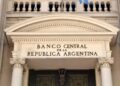 Fachada del Banco Central de la República Argentina.