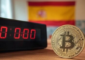 El reloj sigue corriendo para los contribuyentes españoles que tienen bitcoin en el extranjero. Fuente: Grok.