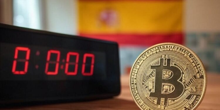 El reloj sigue corriendo para los contribuyentes españoles que tienen bitcoin en el extranjero. Fuente: Grok.