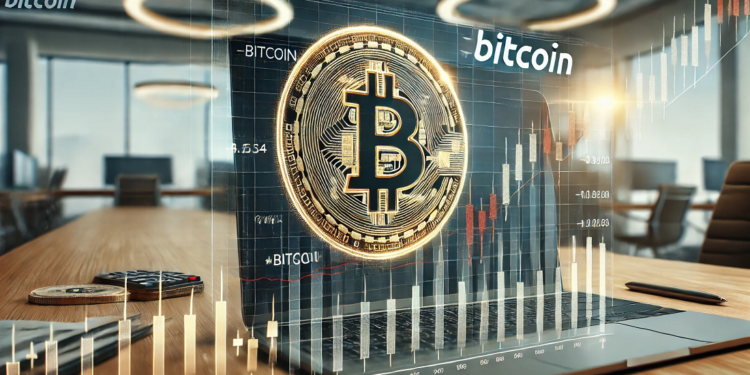Bitcoin ha entrado en un período de lateralización. Fuente: imagen generada mediante Dall-E, de OpenAI, por CriptoNoticias.
