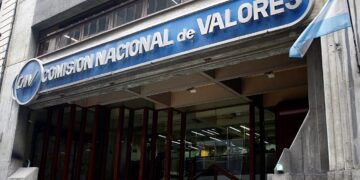 Fachada de la CNV Argentina.