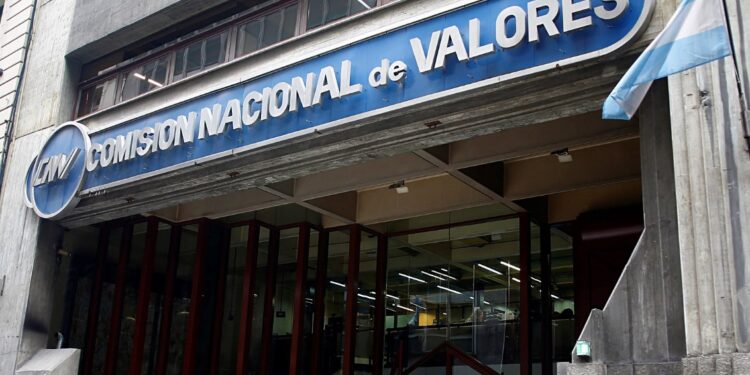 Fachada de la CNV Argentina.