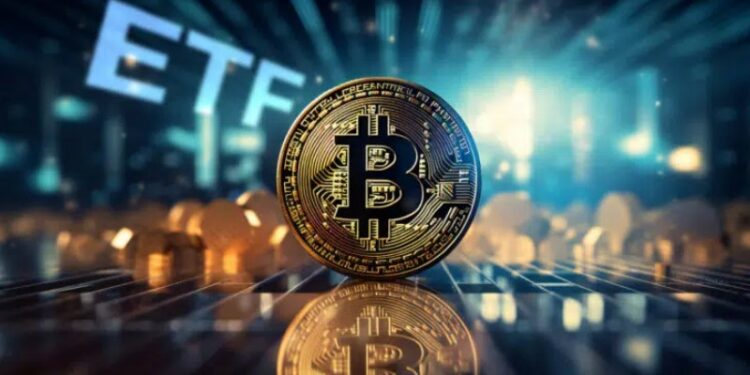 Los productos de inversión en bitcoin tienen salidas millonarias en Estados Unidos. Fuente:  Composición por CriptoNoticias. NiK0StudeO / stock.adobe.com.