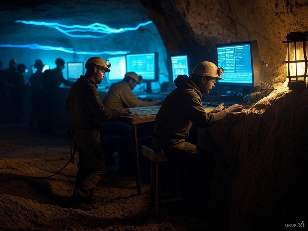 Mineros de bitcoin no paran de acumular monedas, aunque un dato alerta