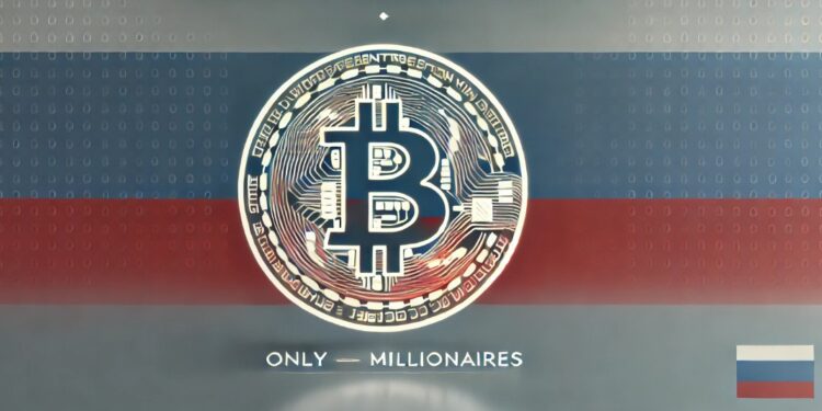 Rusia avanza con cautela en la adopción de criptomonedas, limitando su acceso a inversores con altos niveles de capital. Fuente: ChatGPT.