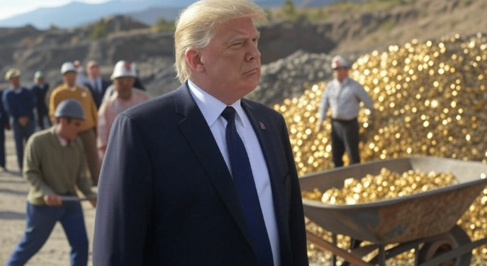 Trump revivirá la fiebre del oro en las criptomonedas. Fuente: GROK.