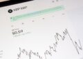 Gráfico genérico del precio de XRP.