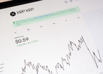 Gráfico genérico del precio de XRP.