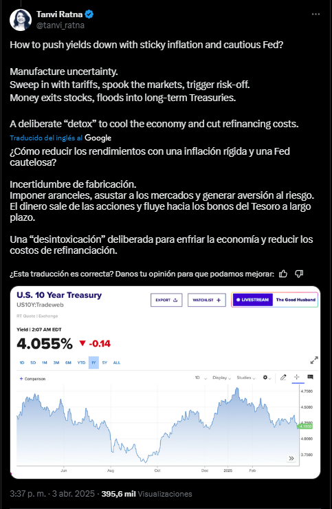 Para la analista Tanvi Ratna, Trump está desintoxicando a la economía de EE. UU.