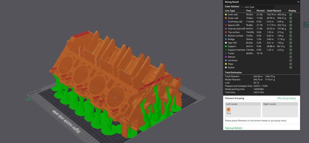 Renderizado del Bitaxe Block V8.