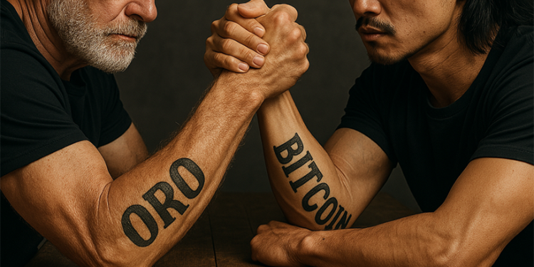 Bitcoin y el oro enfrentados en las manos de Peter Schiff y Willy Woo.