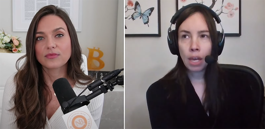 Natalie Brunell y Lyn Alden en el podcast Coin Stories.