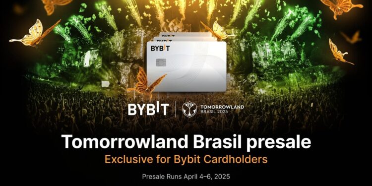 Tarjetas de debito de Bybit rodeadas de mariposas