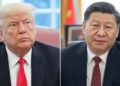 Imagen de Donald Trump, presidente de Estados Unidos, por un lado y por otro Xi Jinping, el presidente de China.