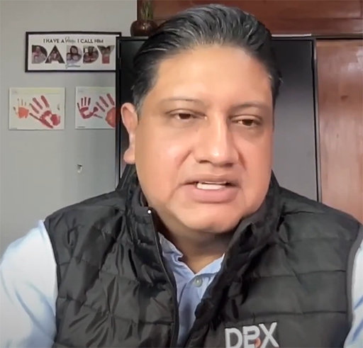 Guillermo Contreras, CEO de la empresa Ditobanx, de servicios con bitcoin en El Salvador.