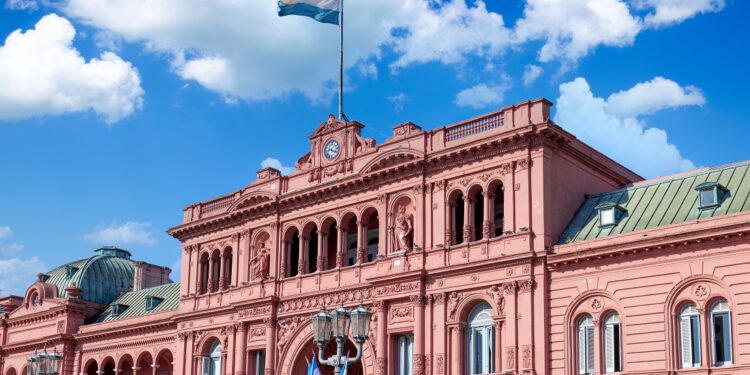 Casa Rosada, palacio de gobierno de Argentina.
