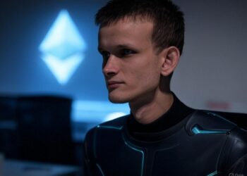Vitalik Buterin trabajando en el desarrollo de Ethereum.