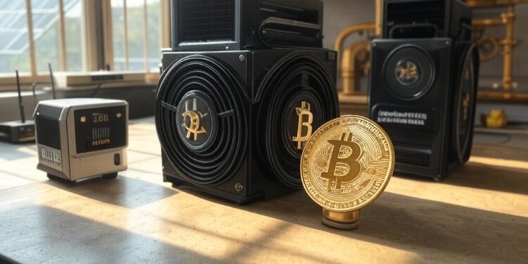 dos mini ASIC destinados a la minería de BTC.