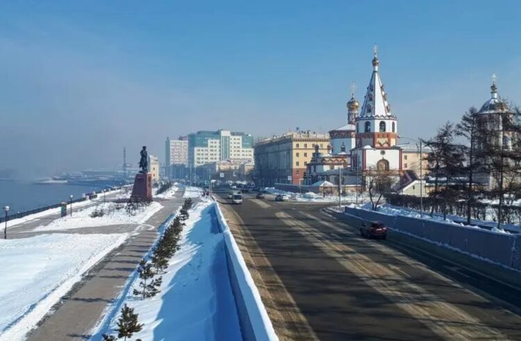 Fotografía de la ciudad de Irkutsk, en Rusia.