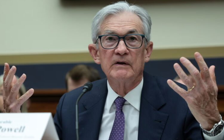 Fotografía del presidente de la Fed, Jerome Powell.