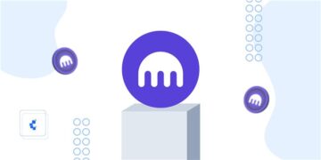 Logo de Kraken en azul