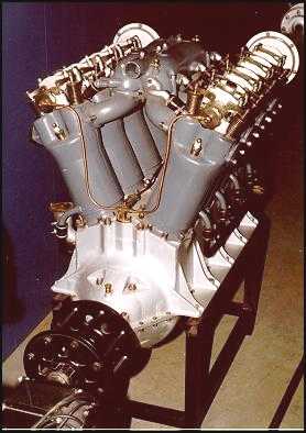 Un motor V8.