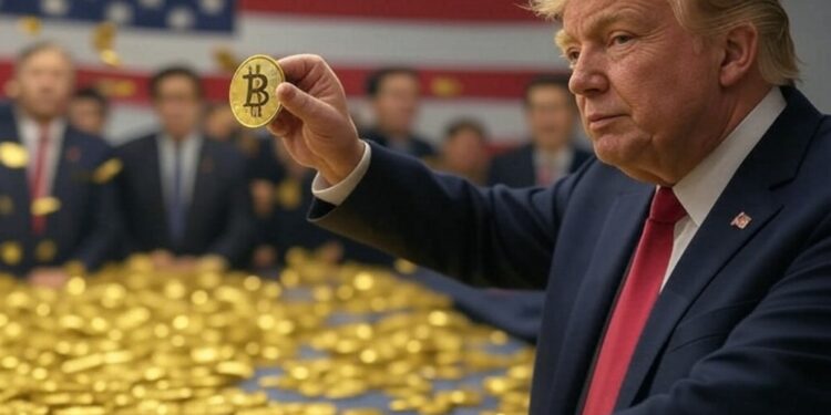 donald trump presume de bitcoin