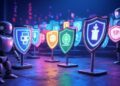 Escudos de defensa contra robots