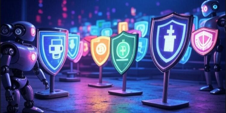 Escudos de defensa contra robots