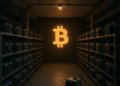 una granja de minería ilegal de Bitcoin.