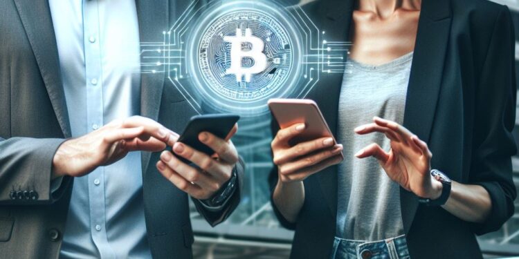El uso de la LN crece, fomentada por exchanges, pools de minería e instituciones financieras. Fuente: Microsoft Image Creator.