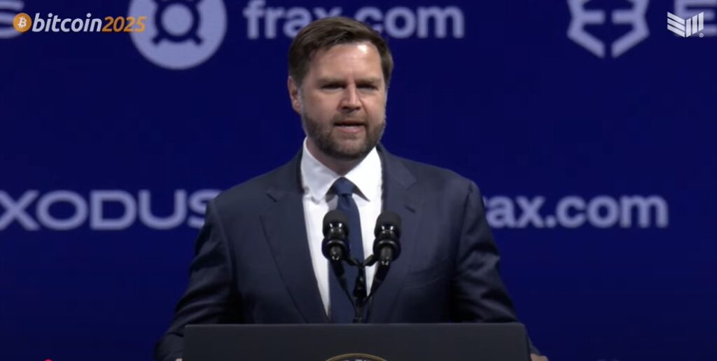 vicepresidente de eeuu da discurso en la bitcoin conference