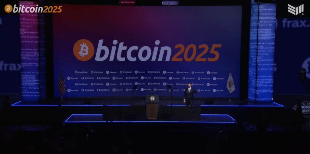 discurso de JD Vance en la Bitcoin Conference
