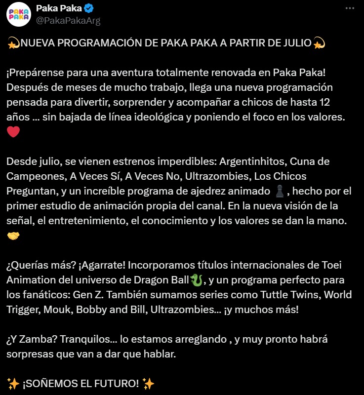 Paka Paka anuncia la llegada de una serie animada liberal