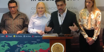 Diputado Jesús Sesma presentando iniciativa para regular las criptomonedas en México.