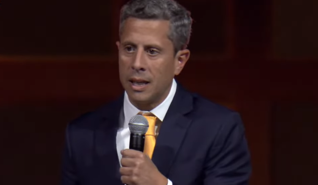 El economista Saidean Ammous en la Bitcoin Conference hablando de Tether y su stablecoin USDT.