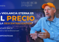 Adam Back hablando con CriptoNoticias en BTC Prague.