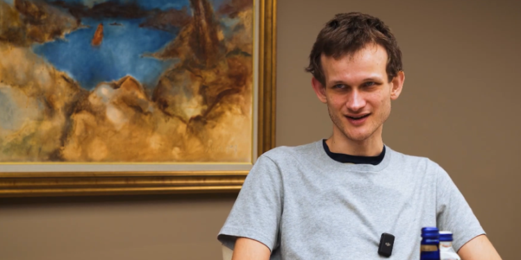 Vitalik Buterin durante una entrevista.