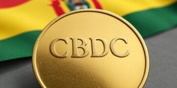 Imagen de IA Grok sobre una CBDC y la bandera de Bolivia.
