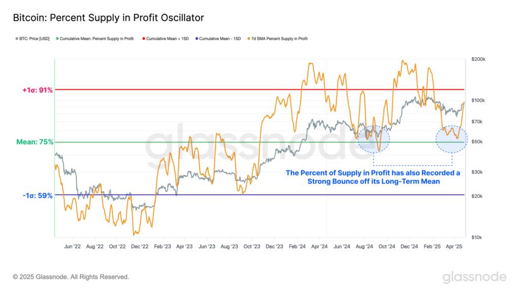 Gráfico del porcentaje del suministro circulante de bitcoin