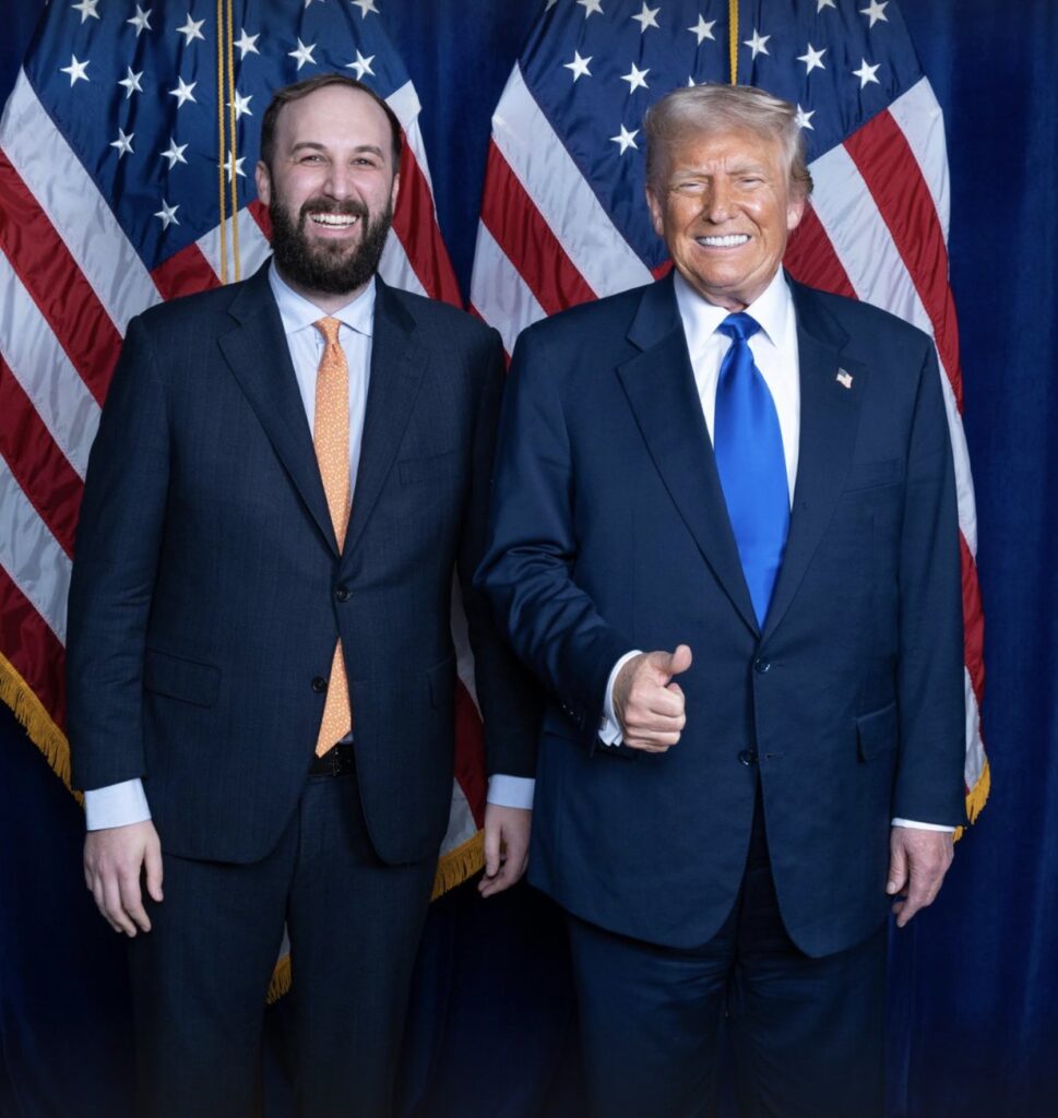 Fotografía de David Bailey y Donald Trump.