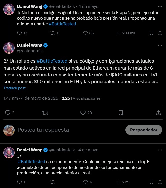 usuarios opinan sobre las mejoras que necesita ethereum
