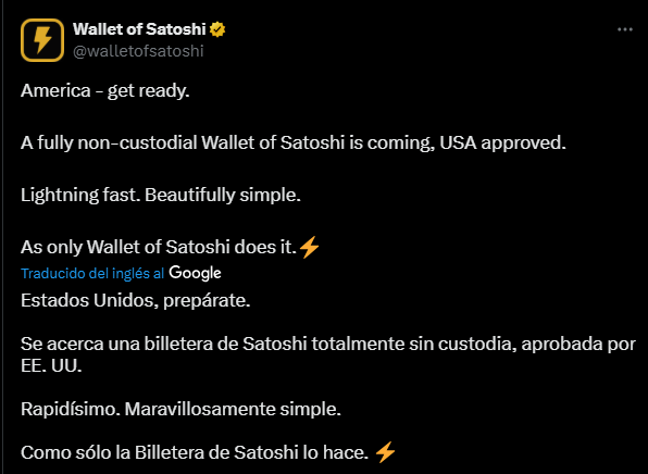 Post de Wallef of Satoshi.