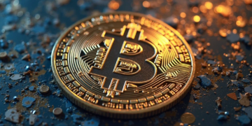moneda de bitcoin.