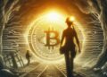 Mineros de Bitcoin trabajando en una cueva minera.