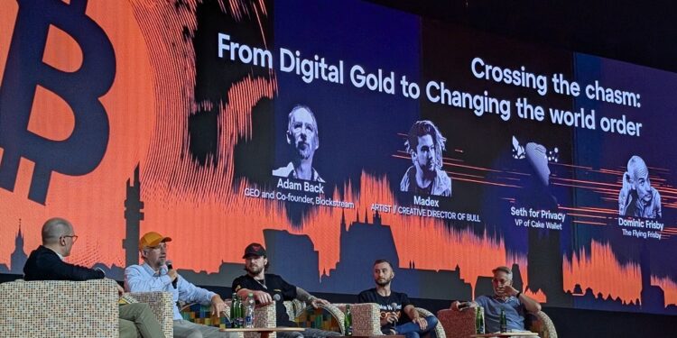 Panel de BTC Prague. Habla Adam Back, Seth for Privacy, Madex y otros.