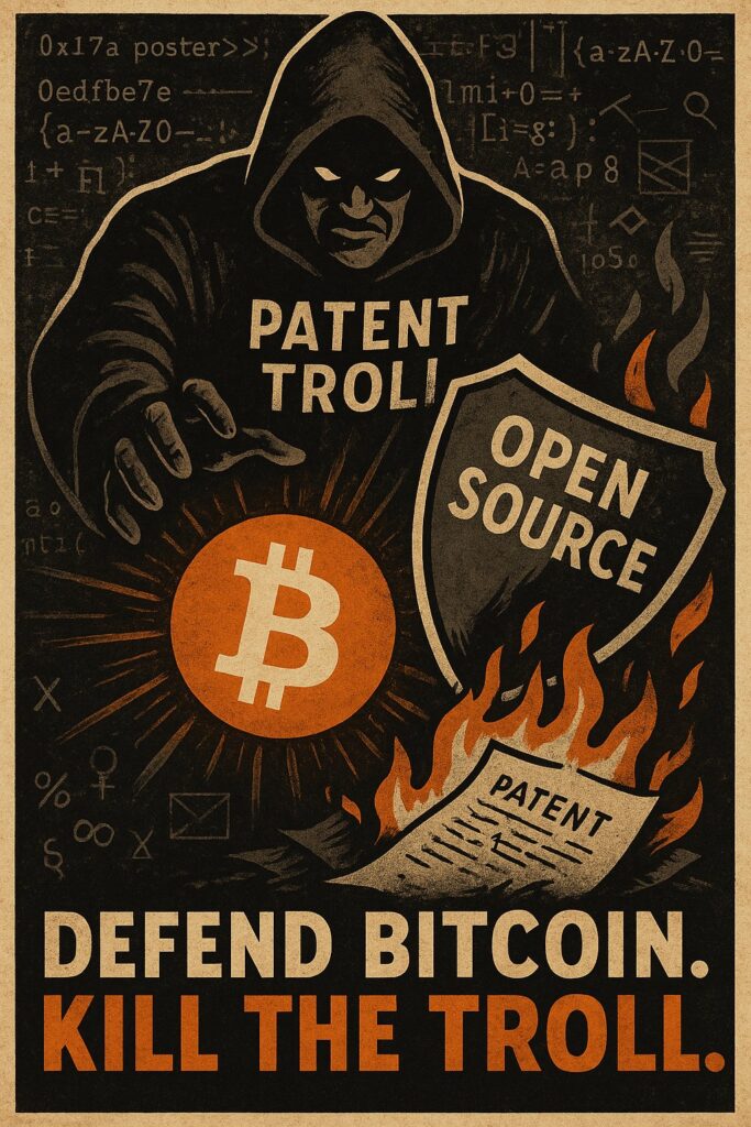 Imagen de la campaña contra Malikie Innovations, el demandante.